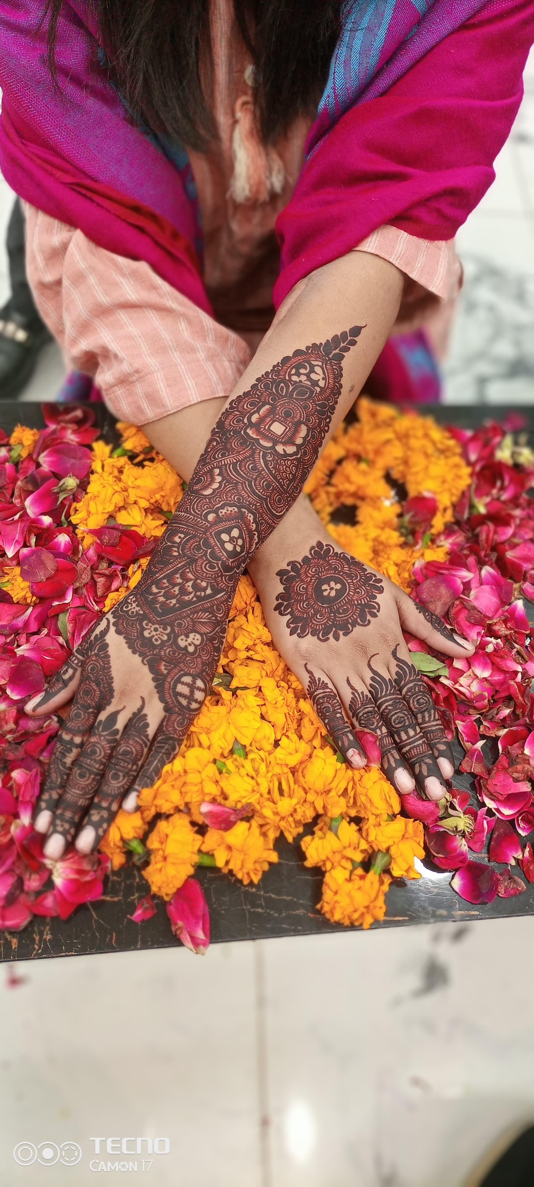 Elbow Mehndi Design 1
