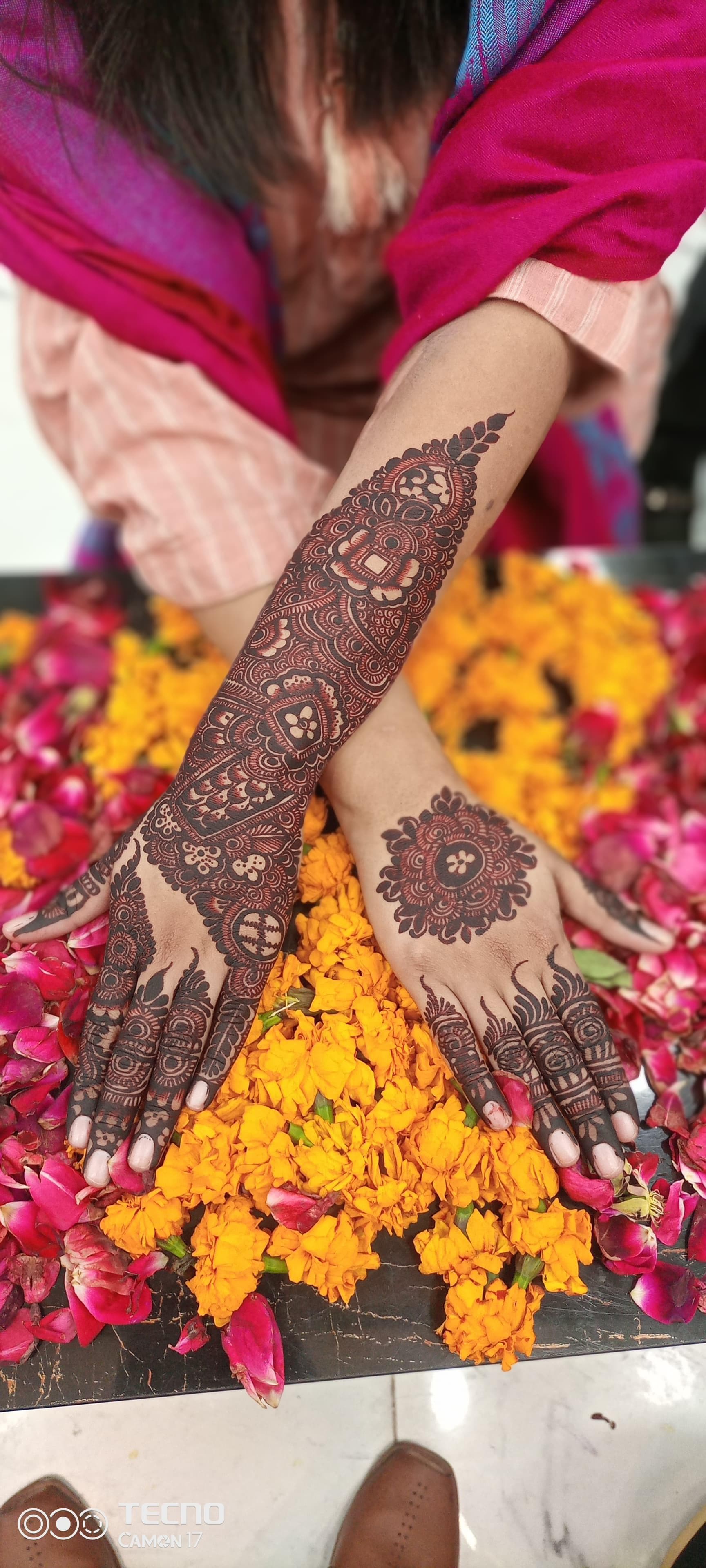 Elbow Mehndi Design 4