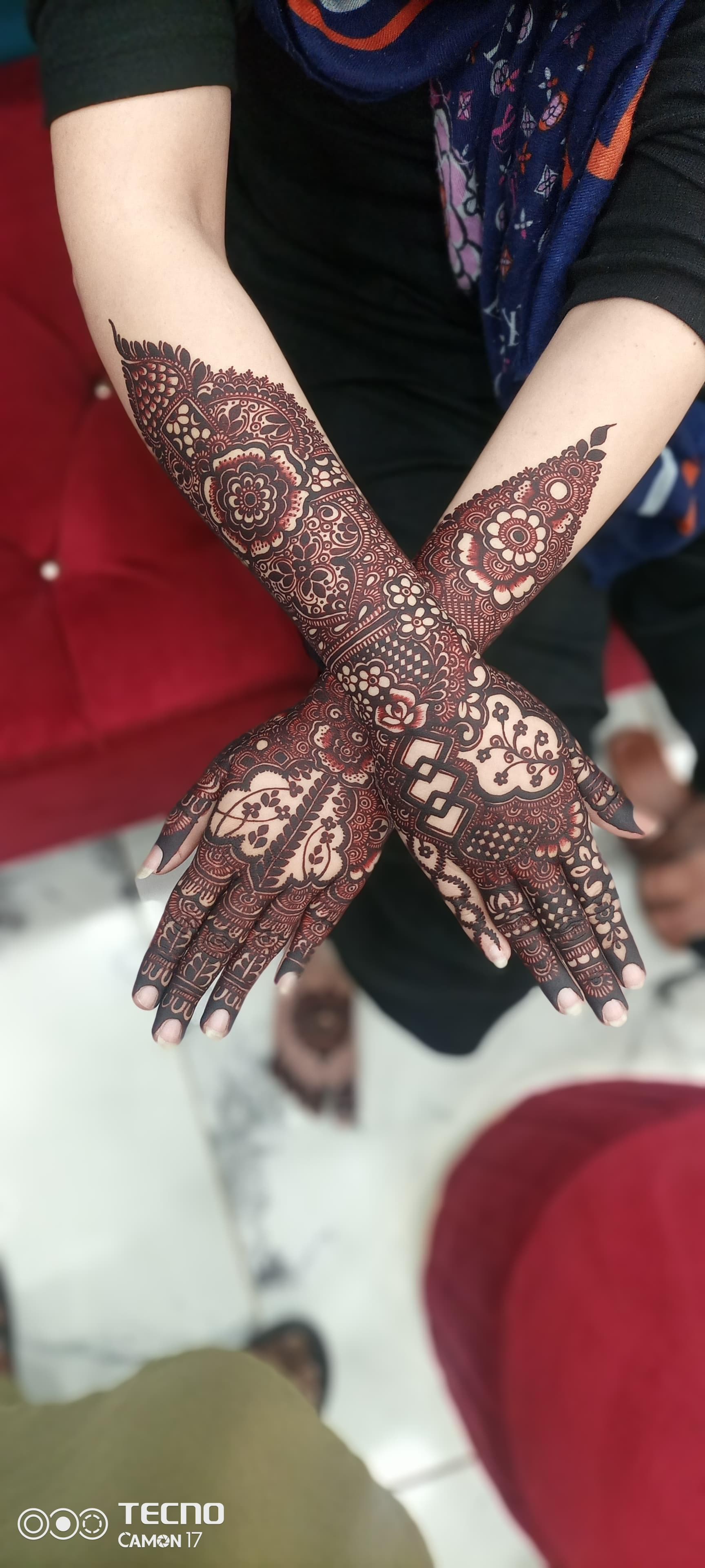 Elbow Mehndi Design 4