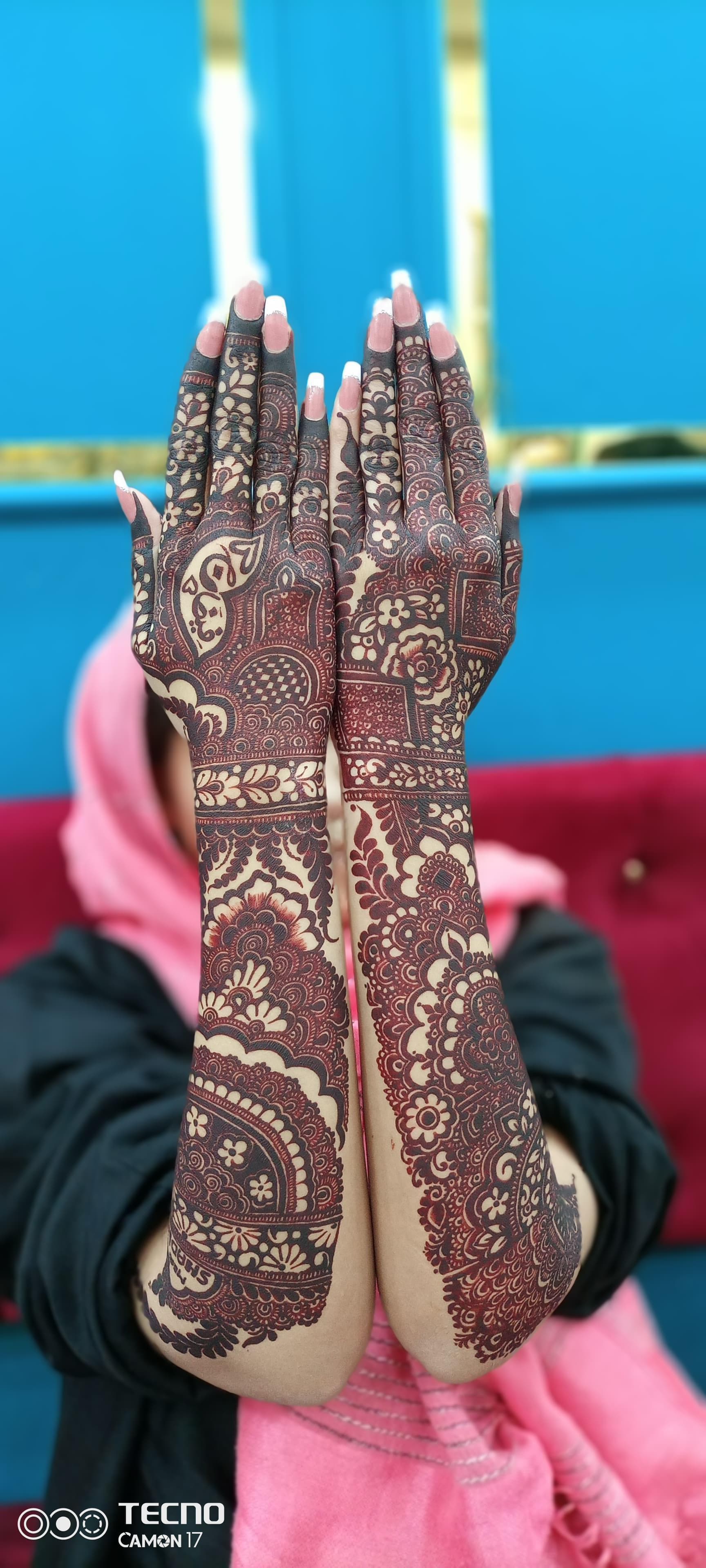 Elbow Mehndi Design 4