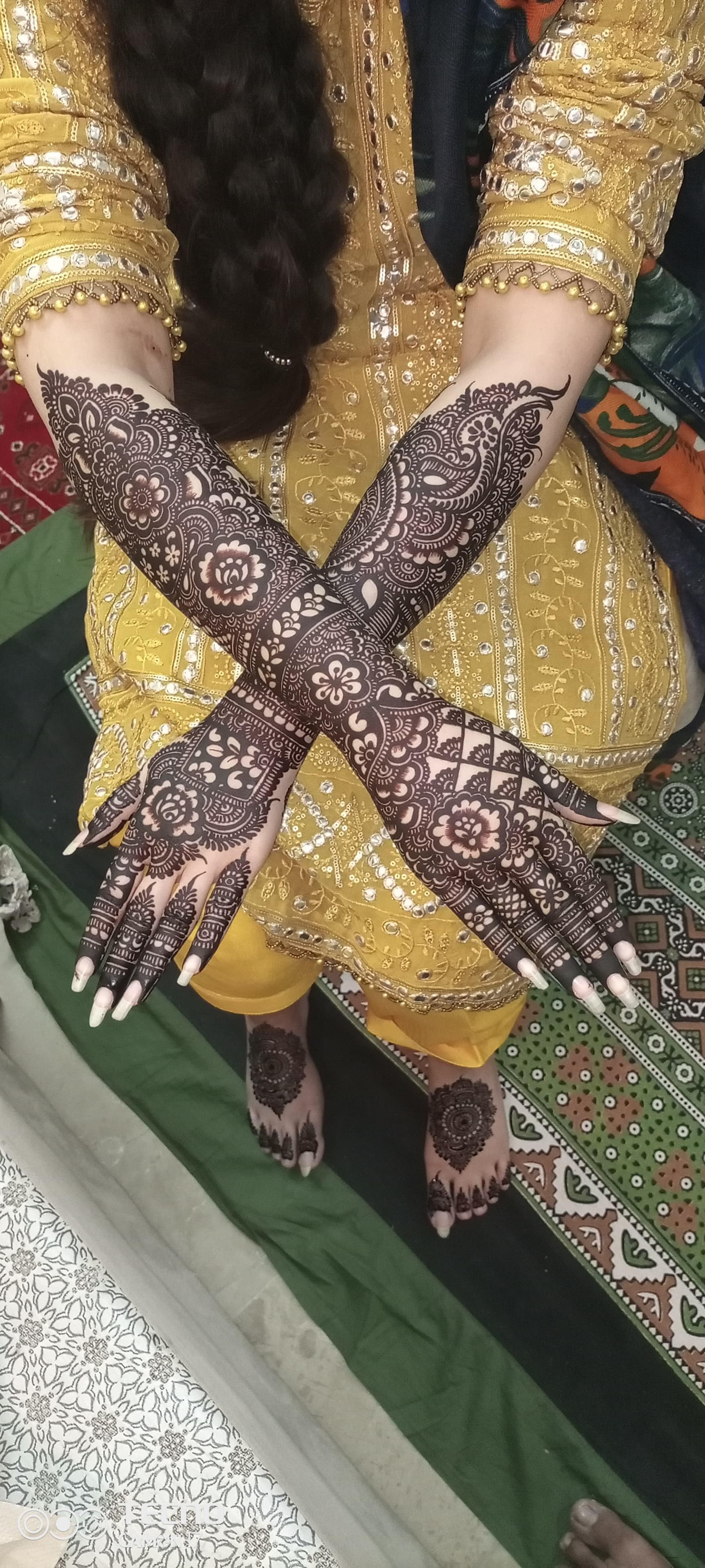 Elbow Mehndi Design 4