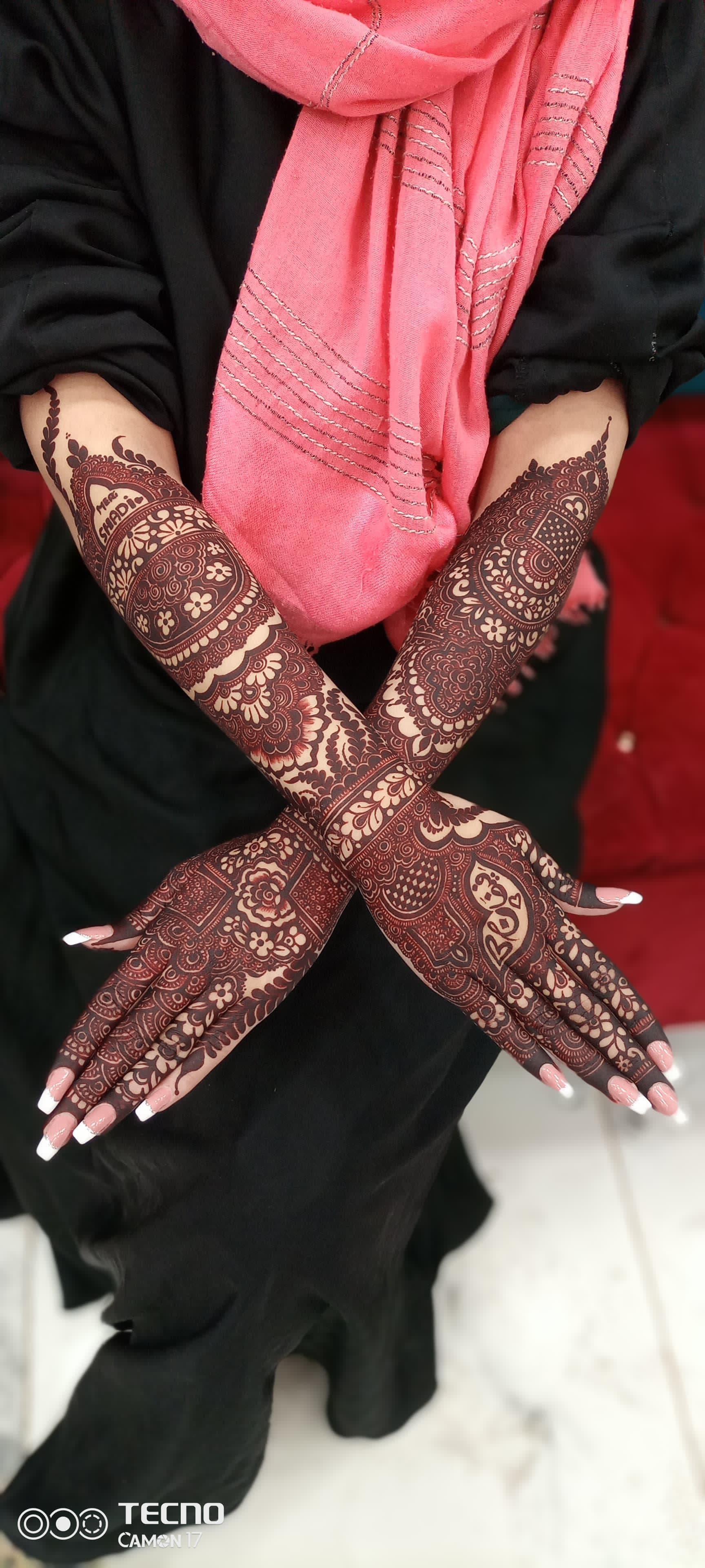 Full Arm Mehndi Design 4